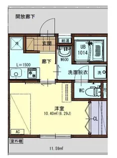 イーストタウンMTKⅡ【1階】の間取り