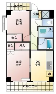 ソネット アルブール【2階】の間取り