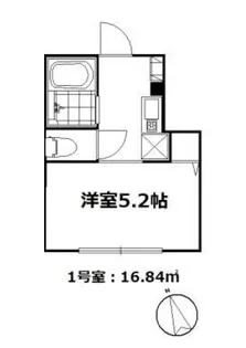 ワイジェ西新井【3階】の間取り