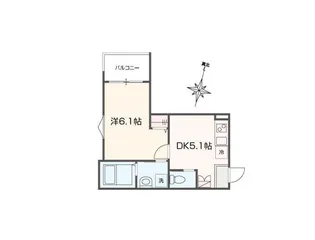 MELLAS西大宮Ⅲ【3階】の間取り