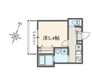 MELDIA大宮桜木町Ⅰ【3階】の間取り