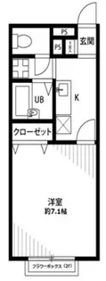 アムール伊奈中央【1階】の間取り