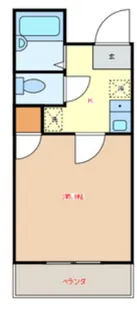 ドミサイルオーミヤ【2階】の間取り