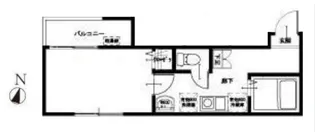 MELDIA竹ノ塚Ⅲ【1階】の間取り