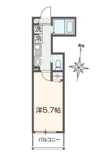 MELDIA大宮北A【1階】の間取り