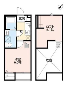 スプリングフォレスト参番館【1階】の間取り