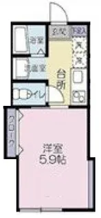 ブリリアント【1階】の間取り