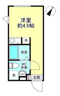 BOASORTE日ノ出町【4階】の間取り