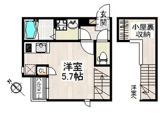 CB大和田スリージェ【2階】の間取り