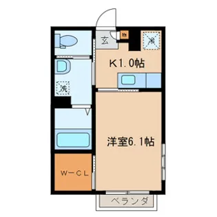 ブランバージュ【2階】の間取り