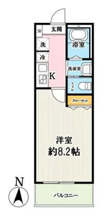 ノーブル蓮田【2階】の間取り