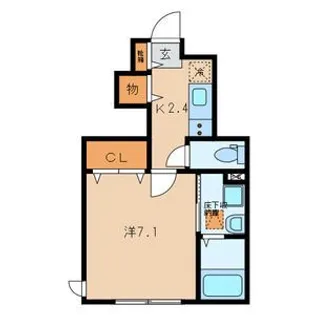 スコルピオーネ【1階】の間取り