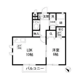 ロイヤルパーク【3階】の間取り