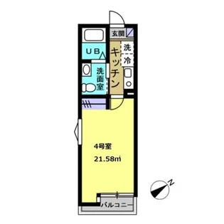 グランディール柏【3階】の間取り