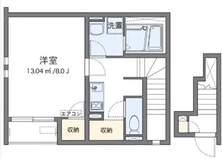 クレイノけやき【2階】の間取り