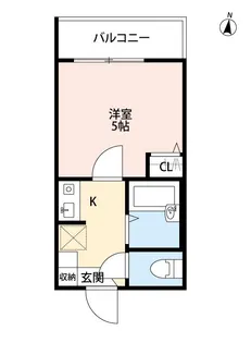 アンソレイユ【2階】の間取り