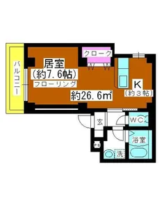 アルファコート戸田公園Ⅰ【5階】の間取り