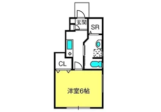 ラ・メルヴェイユ【1階】の間取り