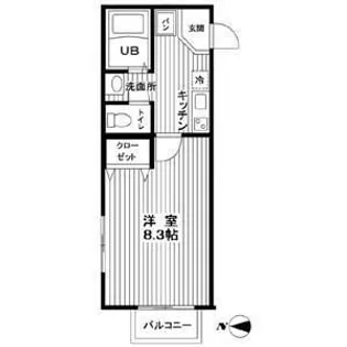 キャメル西川口【1階】の間取り