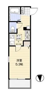 クシェル北戸田【1階】の間取り