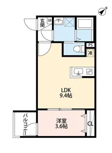 robot home 愛宕町B【1階】の間取り