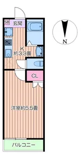 Cat Court Kogane【2階】の間取り