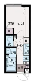 イクシオ東尾久【2階】の間取り