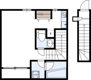 リブリ・ストラダーレ【1階】の間取り