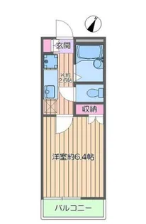 ラフィーネ北葛西【1階】の間取り