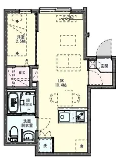 KLEIS竹ノ塚【1階】の間取り