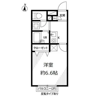 アンプルール ブワ スーブニール【1階】の間取り