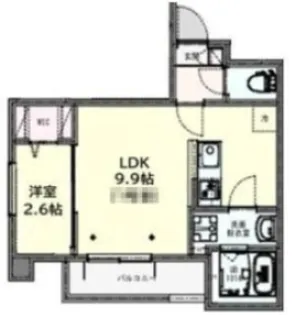 KLEIS北上尾Ⅲ【3階】の間取り