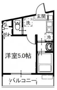 MELDIA桜区田島3丁目No.2【1階】の間取り