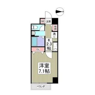 ファージェ立石【1階】の間取り
