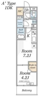 リブリ・北戸田【2階】の間取り