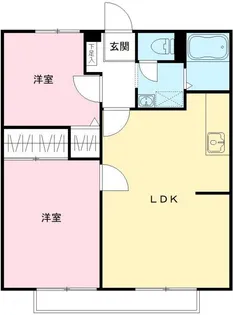 ドミールK【1階】の間取り