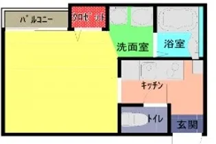 アークプレイス蓮沼【2階】の間取り