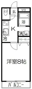 パークサイド土呂【2階】の間取り