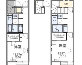 レオネクストレプロットⅢ【1階】の間取り