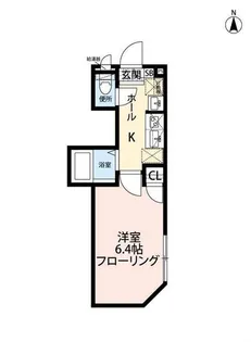 グランクオール千住大橋【2階】の間取り