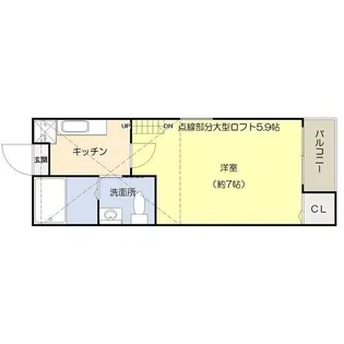 コンパートメントハウス与野本町【1階】の間取り