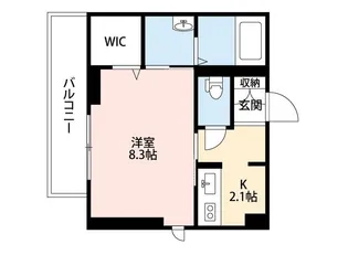 EXCELLMAISON MATSUDO【2階】の間取り