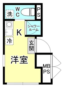 ヴィラ浅草【1階】の間取り