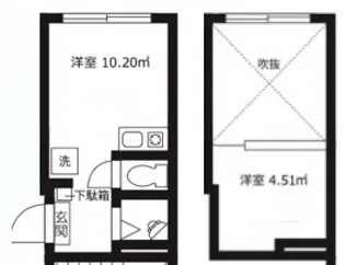 SpiLytus北千住【1階】の間取り