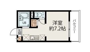 カーサフェリーチェ西新井【3階】の間取り