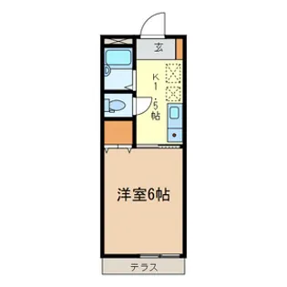 ライネスハイム【1階】の間取り