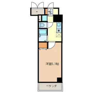 タック高砂【4階】の間取り