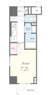 Fericia Urawa Tokiwa【7階】の間取り