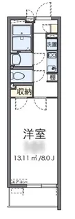 クレイノエスタシオン【1階】の間取り