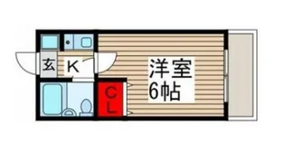 メリス下大久保【3階】の間取り